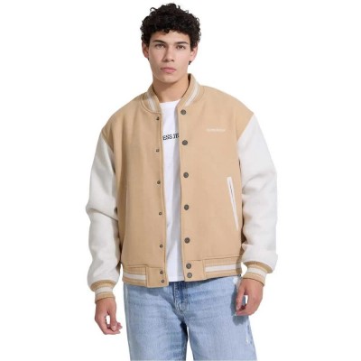 яке,мъжки,якета,guess,jeans,m5rl32whac2,bomber,jacket,safari,tan,multi,(beige)