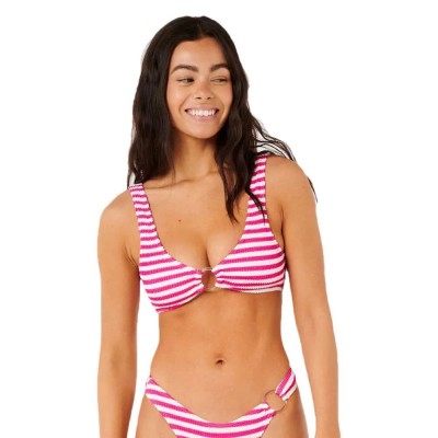 дамски,бански,костюми,rip,curl,es,vedra,stripe,crop,bikini,top,pink,(fuchsia)
