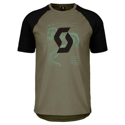 тениска,мъжки,тениски,scott,icon,raglan,short,sleeve,t,shirt,hay,green,black,(green)