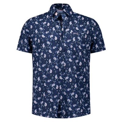 риза,с,къс,ръкав,мъжки,ризи,nza,new,zealand,odin,short,sleeve,shirt,light,navy,(blue)