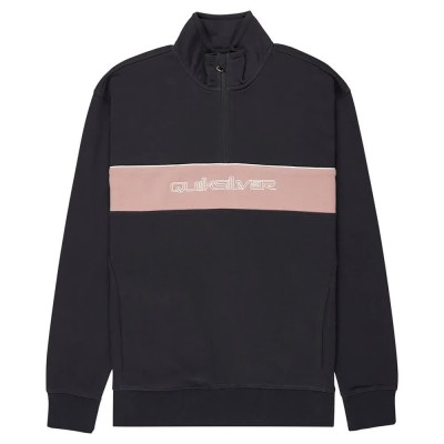 блуза,мъжки,пуловери,quiksilver,eqyft05153,half,zip,sweatshirt,india,ink,(black)