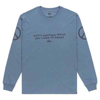 тениска,мъжки,тениски,quiksilver,evo,cold,ways,long,sleeve,t,shirt,china,blue,(blue)