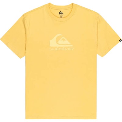 тениска,мъжки,тениски,quiksilver,evo,comp,logo,short,sleeve,t,shirt,rattan,(yellow)
