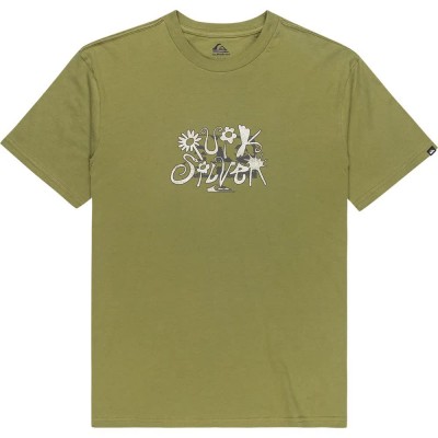 тениска,мъжки,тениски,quiksilver,evo,natural,smash,short,sleeve,t,shirt,green,(loden,green)