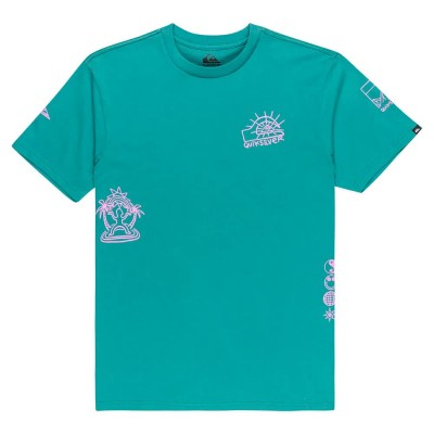 тениска,мъжки,тениски,quiksilver,evo,quik,rituals,short,sleeve,t,shirt,deep,sea,(green)