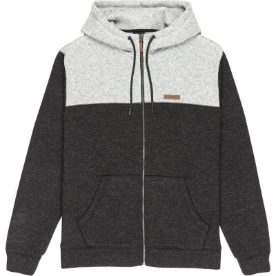 блуза,мъжки,пуловери,quiksilver,keller,block,full,zip,sweatshirt,black,heather,(grey)