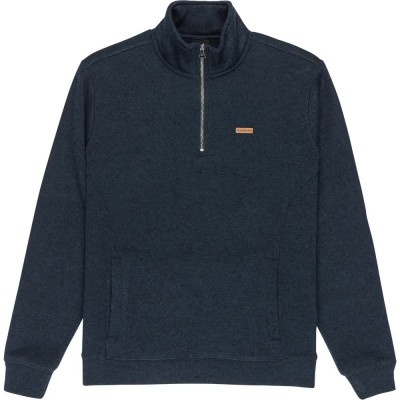 блуза,мъжки,пуловери,quiksilver,keller,half,zip,sweatshirt,dark,navy,heather,(blue)