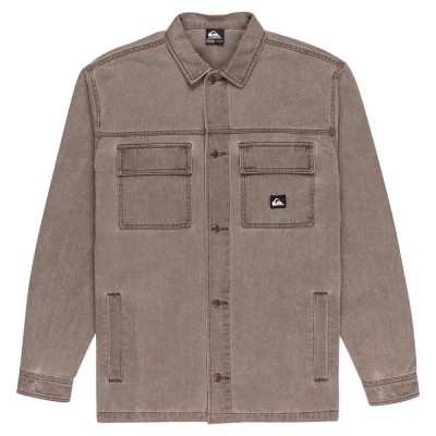 риза,с,дълъг,ръкав,мъжки,ризи,quiksilver,mohab,washed,twill,long,sleeve,shirt,chocolate,brown,(brown)