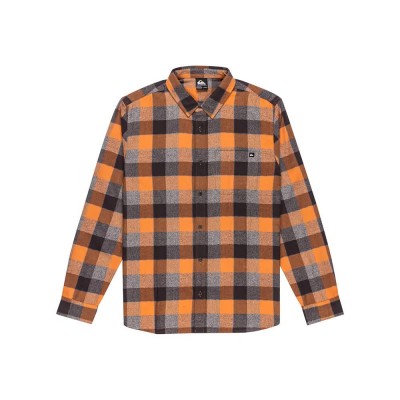 риза,с,дълъг,ръкав,мъжки,ризи,quiksilver,motherfly,plaid,long,sleeve,shirt,brown,(almond)