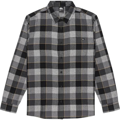 риза,с,дълъг,ръкав,мъжки,ризи,quiksilver,motherfly,plaid,long,sleeve,shirt,iron,gate,(grey)