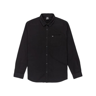 риза,с,дълъг,ръкав,мъжки,ризи,quiksilver,motherfly,solid,long,sleeve,shirt,black,(black)