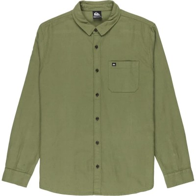 риза,с,дълъг,ръкав,мъжки,ризи,quiksilver,motherfly,solid,long,sleeve,shirt,loden,green,(green)