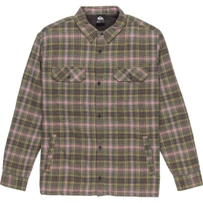 риза,с,дълъг,ръкав,мъжки,ризи,quiksilver,venture,long,sleeve,shirt,green,(indian,ink)