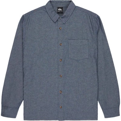 риза,с,дълъг,ръкав,мъжки,ризи,quiksilver,yosemite,chambray,long,sleeve,shirt,dark,navy,(blue)