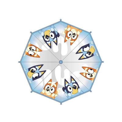 чадър,чадъри,bluey,bluey,manual,umbrella,45,cm,clear,(multicolor,1)