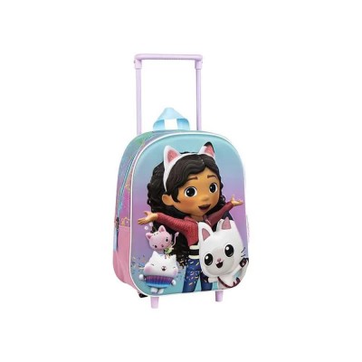 раница,раници,universal,studios,gabby´s,dollhouse,3d,25x31x10,cm,8l,wheeled,backpack,multicolor,(multicolor)