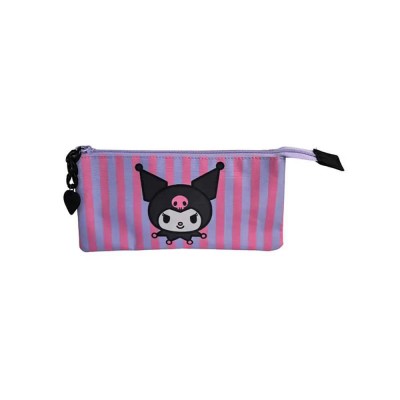 канцеларски,принадлежности,toybags,kuromi,triple,pencil,case,multicolor,(purple)