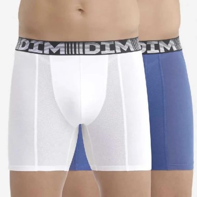 боксерки,мъжко,бельо,dim,d,flex,air,long,boxers,blue,white,(white,blue)