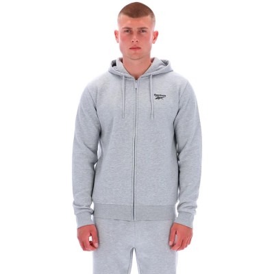 блуза,мъжки,пуловери,reebok,classics,colton,small,logo,full,zip,sweatshirt,grey,(light,grey,marl)
