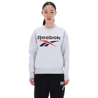блуза,дамски,блузи,reebok,classics,reagan,oversized,sweatshirt,silver,marl