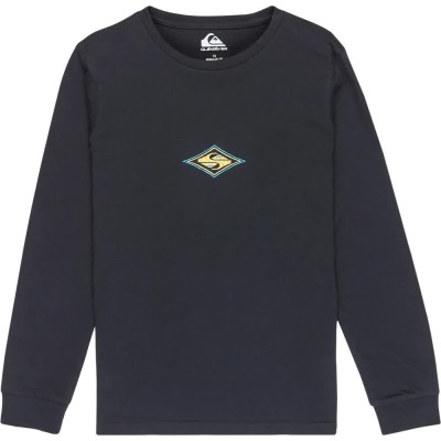 тениска,детски,тениски,quiksilver,ev,swell,ovation,long,sleeve,t,shirt,black