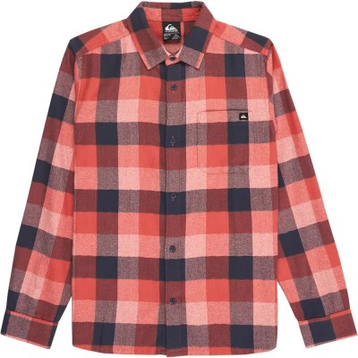 детски,ризи,quiksilver,motherfly,plaid,shirt,red,(mineral,red,motherfly)
