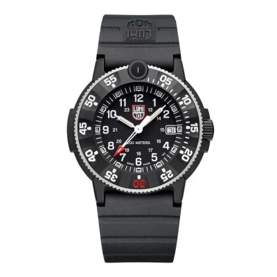 часовник,часовници,luminox,original,navy,seal,3000,series,43mm,watch,silver