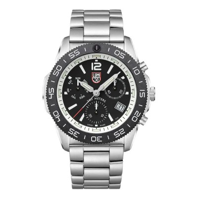 часовник,часовници,luminox,xs.3141,pacific,diver,chronograph,3140,series,44mm,watch,silver