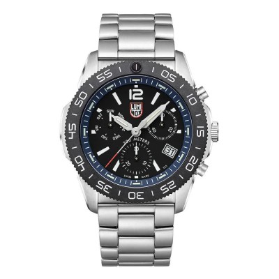 часовник,часовници,luminox,xs.3143.m,pacific,diver,chronograph,3140,series,44mm,watch,silver