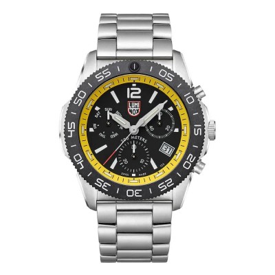 часовник,часовници,luminox,xs.3145,pacific,diver,chronograph,3140,series,44mm,watch,silver