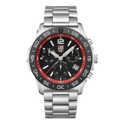 часовник,часовници,luminox,xs.3155.m,pacific,diver,chronograph,3140,series,44mm,watch,silver