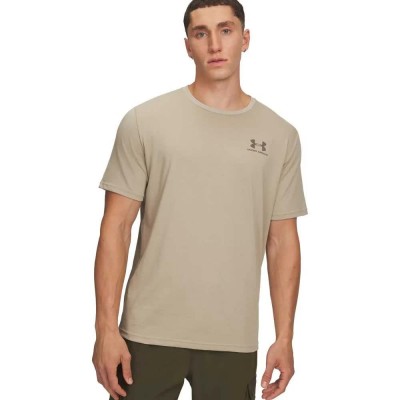 тениска,мъжки,тениски,under,armour,sportstyle,left,chest,t,shirt,beige,(brown)