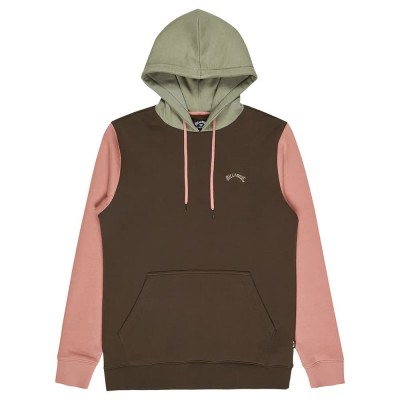 суичър,мъжки,пуловери,billabong,arch,block,hoodie,green,(dark,cedar)