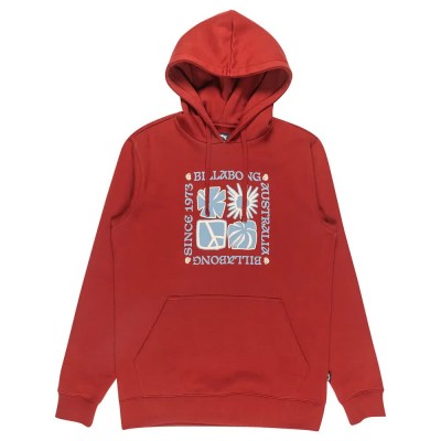 суичър,мъжки,пуловери,billabong,equity,hoodie,brick,(red)