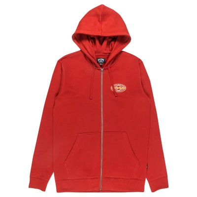 блуза,мъжки,пуловери,billabong,foundation,full,zip,sweatshirt,brick,(red)