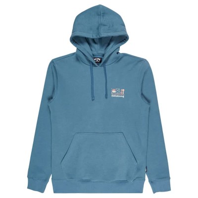 суичър,мъжки,пуловери,billabong,foundation,hoodie,slate,blue,(blue)
