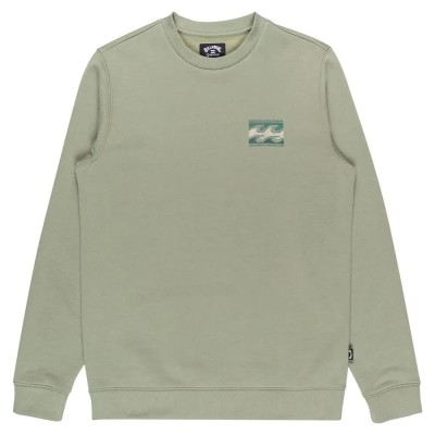 блуза,мъжки,пуловери,billabong,foundation,sweatshirt,grey,green,(green)