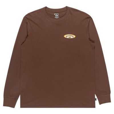 тениска,мъжки,тениски,billabong,orbit,arch,long,sleeve,t,shirt,dark,cedar,(brown)