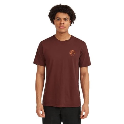 тениска,мъжки,тениски,o´neill,o´riginals,retro,back,print,short,sleeve,t,shirt,brown,(hazel,spice)