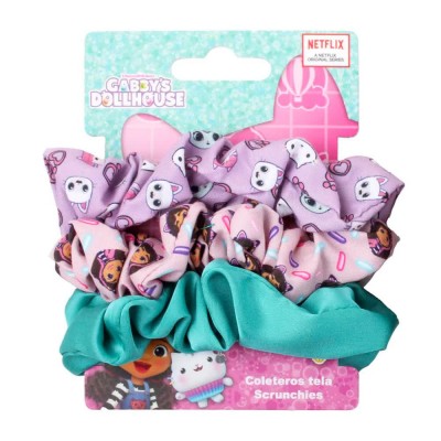 други,аксесоари,universal,studios,gabby´s,dollhouse,fabric,hair,scrunchie,8.9x13.5x3,cm,3,pieces,hair,tie,multicolor,(multicolor)