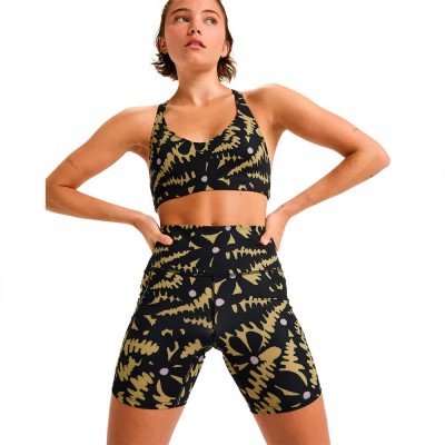 клин,дамски,клинове,дамски,чорапогащи,и,клинове,roxy,heart,short,leggings,anthracite,big,flowers,(black)