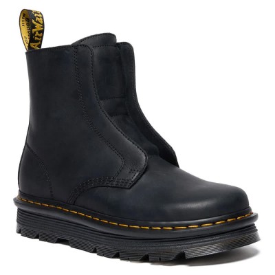 дамски,боти,мъжки,боти,dr,martens,zebzag,laceless,booties,black,(black)