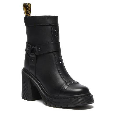 дамски,боти,дамски,високи,обувки,за,ходене,dr,martens,spence,hrns,booties,black,(black)