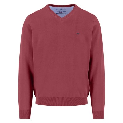 блуза,мъжки,пуловери,fynch,hatton,1514211,v,neck,sweater,berry,(red)