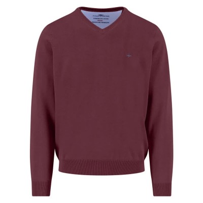 блуза,мъжки,пуловери,fynch,hatton,1514211,v,neck,sweater,deep,merlot,(purple)