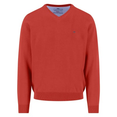 блуза,мъжки,пуловери,fynch,hatton,1514211,v,neck,sweater,spicy,red,(red)