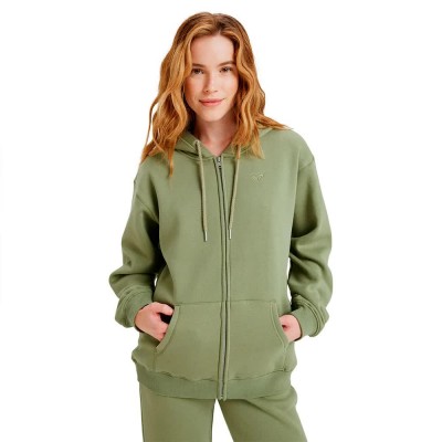 блуза,дамски,блузи,roxy,surf,stoked,full,zip,sweatshirt,green,(oil,green)