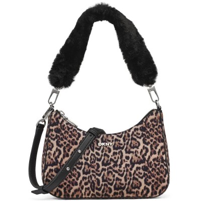 чанта,всички,чанти,dkny,jenna,demi,bag,leopard,(brown)