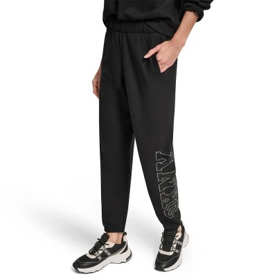 анцуг,дамски,панталони,dkny,rhstn,leg,joggers,black,(black,blk)