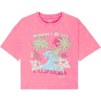 тениска,детски,тениски,roxy,daisy,season,loose,fit,short,sleeve,t,shirt,pink,cosmos